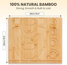 Bamboo Bead Board For Jewelry Making     Large Bead Tray   Wooden Beading Board  N
