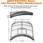 Adq73373201 Dryer Lint Filter For Lg And Kenmore Dryer Dlex8100v Dlex5000w