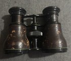 Antique Lemaire Paris Leather Opera Glasses