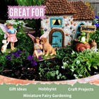 Fairy House Kit - Fairy Garden Accessories For Outdoor Miniature Village Deco   