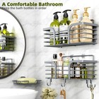 3 Pack Shower Caddy Organizer Shelf Rack  Rustproof Corner Bathroom Storage O   