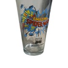 Marvel Comics Spider-man Clear Decorated Pint Glass 16 Fl Oz Drinking Glass