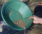 14  Green Gold Panning Pan