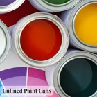 Metal Paint Cans With Lids 1 4 Pint Size 6pk  1 2 Cup Empty Unlined Paint Pails