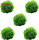 5-pack Live Moss Pebbles Balls For Fish Tanks     Decorative Plant aquatic Balls F