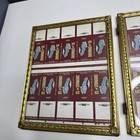 Lot Of  3  Vintage Uncut Matchbook Cover Sheet Of 10 Blank 1953 Chevrolet Nos