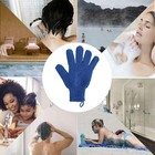 2 Pairs Bath Exfoliating Gloves For Men And Women     Cleedy 4 Pcs Heavy And Lar