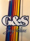 Very Rare Vtg 80 s Gordon   Smith Surfboard Shortboard   Original G s Star Fins 