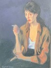 Raphael Soyer Drawing  handmade  Antique Paper  Signed And Sealed
