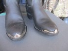 Vtg Usa Made Georgia Brand Leather Cowboy Boots  Men   s Size 6 M