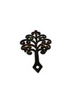Vintage Footed Cast Iron Tree Of Life Trivet