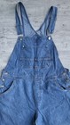 Vintage 1990 s Cherokee Bib Overalls Blue Denim - Women s Large - Euc
