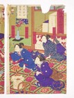 Utagawa Japanese Woodblock Print Meiji  Triptych    saigo Farewell    Ukiyo-e