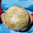 8 69lb Natural Yellow Crystal  Stone Quartz Sphere Healing Reiki