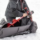 Eskimo Electric Auger Carry Bag E40 Compatible Gray Carry Handle Extension