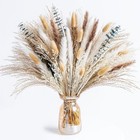 Pampas Grass Decor  dried Pompas Grass Boho Dried Floral Arrangement 