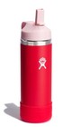 Hydro Flask 18 Oz Kids Wide Mouth Straw Cap And Boot Goji 18 Ounces  Red 
