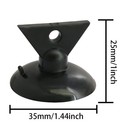 Jianling 4pcs Suction Cup For Light Bulb Removal  4 Count  pack Of 1   Black