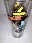 Looney Tunes Warner Bros  1973 Pepsi Slow Poke Rodriguez Glass Black Lettering