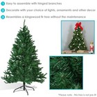 Tannenbaum Indoor Unlit Artificial Christmas Tree - 5 Ft By Sunnydaze