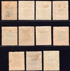 Straits Settlements-1906-07 Set To  1 Sg 141-151 Average Mounted Mint
