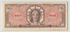 Usa Mpc 10 Dollars  Series 641  1965-68  3rd Printing J16376837j  Vf  ef Staples