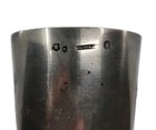 Vntg Austrian Hungarian 800 Silver Mint Julep Cups Engraved  Maria Art Nouveau 