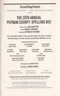 The 25th Annual Putnam County Spelling Bee Signed Cast Playbill