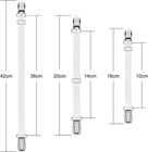 12 Pcs Bed Sheet Clips Straps Sheet Corner Straps Holder Adjustable Mattress Cli