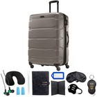 Samsonite Omni Hardside Luggage 28  Spinner  Silver   10pc Accessory Kit