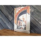 Come To Palestine Sign - Retro Style Palestine Sign