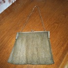 Antique Art Deco Sterling Silver Mesh Purse By C d  Peacock Excellent Condition 