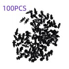 For Honda 8mm 100pcs Atv Retainer Clips Push Pin Splash Guard Body Panel New
