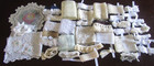 Vtg  Mixed Lace Lot Sewing Craft Journal Doll Remnant Trim Various Styles  size