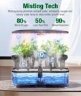 Misting 15 Pods Hydroponic Growing System Herb Garden Kit Indoor 2 5l Large Tank
