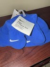 Nike Baby Infant Fleece Chin Strap Trapper Hat   Mittens 2 Piece Set 12-24m Blue