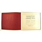 1936 King George Queen Elizabeth Coronation Souvenir Album Of London Views Rare