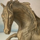 Vintage Spirited Mare And Foal Wild Horses Brass bronze Statue