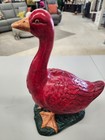 Antique Red Goose Shoes Advertising Statue Original Paint Made In The U s a 