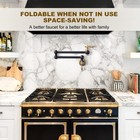Wowow Pot Filler Faucet Over Stove Solid Brass Pot Filler Wall Mount Commercial