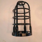 Set Of 4 Light Fixture Globe Vintage Industrial Cage Explosion Proof Threaded 