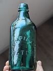 Green 1880s Congress   Empire Spring Mineral Water Bottle Saratoga Ny
