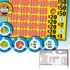 Pull Tab Tickets - Chip - Game - Motherload - 3 955 Ct