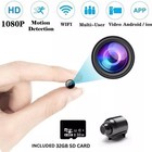 2026 Smart Mini Wifi Camera Wireless 1080p Hd Night Cam W  Tf Card Home Security