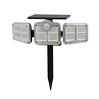 Outdoor Solar Security Light 2in1 Wall Mount Ground Motion Sensor Flood Light Us