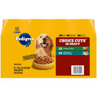 Pedigree Choice Cuts In Gravy Chicken   Rice Multipack  Wet Dog Food  24 Pack