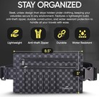 Luxury Travel Wallet     Hidden Money Belt  Rfid-blocking  Anti-theft Passport