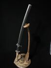 Japanese Sword Koshirae Edo Signed Tsuba Bird And Fish Menuki Sword Mounting