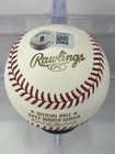 Geoff Blum Signed Autographed 2017 World Series Baseball Beckett Bas W  Insc