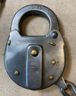 Vintage Corbin Cabinet Co  Lock Original Padlock Railroad Signal Steel W  Chain